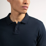 Polo côtelé Bearlake - Marine foncé - Sun Valley homme
