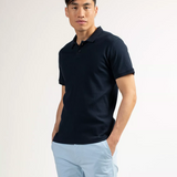 Polo côtelé Bearlake - Marine foncé - Sun Valley homme