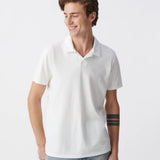 Polo l'Essentiel coton bio flamme - Blanc - IKKS Men