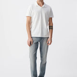 Polo l'Essentiel coton bio flamme - Blanc - IKKS Men