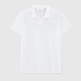 Polo l'Essentiel coton bio flamme - Blanc - IKKS Men