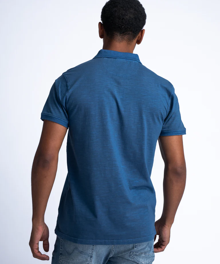 Polo Carve - Bleu pétrole - PETROL INDUSTRIES