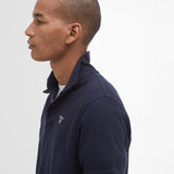 Men's short-sleeved cotton sports polo shirt - New Navy - BARBOUR