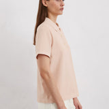 Polo en jersey piqué - Pêche délavé - MARC'O POLO FEMME
