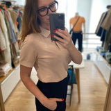Polo en jersey piqué - Pêche délavé - MARC'O POLO FEMME