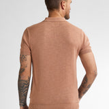 Polo en maille Oçean - Bois de santal - PETROL INDUSTRIES HOMME