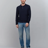 Polo en maille piquée - Marine - IKKS MEN