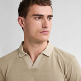 Polo piqué de coton Cayside - Light tan - PETROL INDUSTRIES HOMME