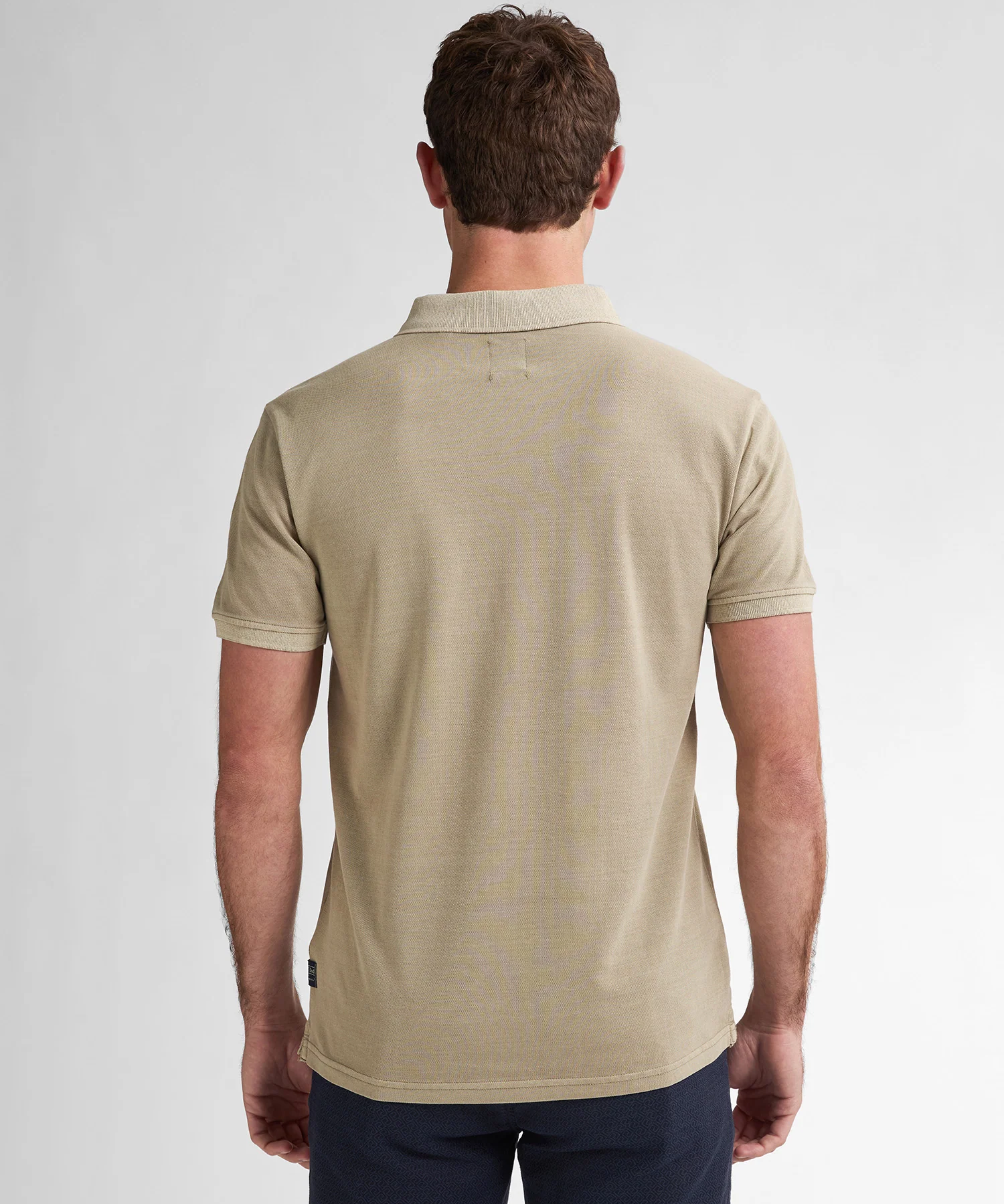 Polo piqué de coton Cayside - Light tan - PETROL INDUSTRIES HOMME
