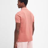 Polo piqué tartan en coton - Argile Rose - BARBOUR HOMME