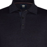 Polo tricoté à manches longues - Royal navy - PETROL INDUSTRIES