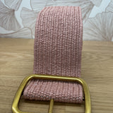 Ceinture tissée femme Popcorn - Rose - GRACE & MILA
