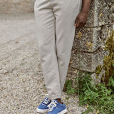 Pantalon fuselé en lin Dreuille - Ecru - FAGUO HOMME