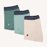 Lot de 3 boxers - Ecru & Litchen - FAGUO HOMME