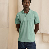 Polo en jersey piqué Lumigny - Vert clair - FAGUO HOMME