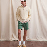 Sweat zippé en coton Amboise - Ecru - FAGUO HOMME