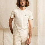 T-shirt en jersey Arcy - Ecru - FAGUO HOMME