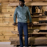 Baskets running homme Olive - Ecru - FAGUO HOMME
