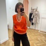 Pull sans manches - Orange - LOLA ESPELETA