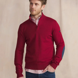 Pull à col camionneur homme Malikcam - Cepage rouge - TBS HOMME