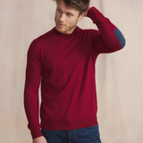 Pull à col camionneur homme Malikcam - Cepage rouge - TBS HOMME