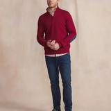 Pull à col camionneur homme Malikcam - Cepage rouge - TBS HOMME