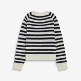 Pull marinière AIMOND GRACE & MILA marine et écru – vue produit de dos