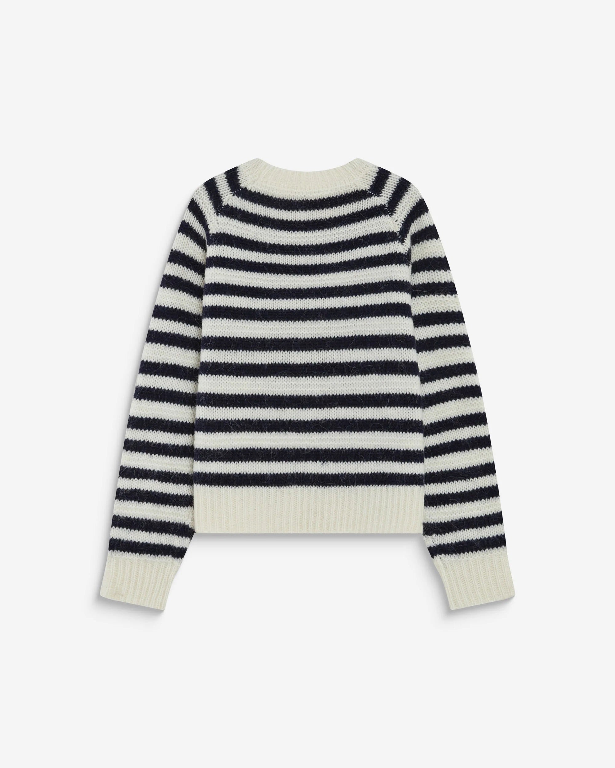 Pull marinière AIMOND GRACE & MILA marine et écru – vue produit de dos