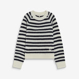 Pull marinière AIMOND GRACE & MILA marine et écru – vue produit de face