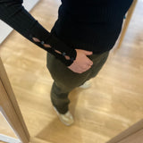 Pull ajusté col bateau Alida - Noir - FABIENNE CHAPOT