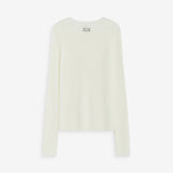 Pull AURYN GRACE & MILA écru – vue produit de dos avec étiquette