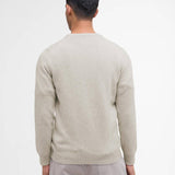 Pull basique à col rond Tisburry - Mist - BARBOUR HOMME