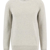 Pull basique à col rond Tisburry - Mist - BARBOUR HOMME