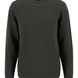 Pull basique en maille douce Holden - Olive marl - BARBOUR HOMME