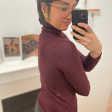 Pull col roulé Melena - Bordeaux - LA PETITE ETOILE