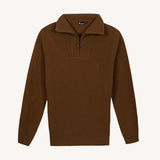 Pull camionneur en laine Ardenne - Camel - FAGUO HOMME