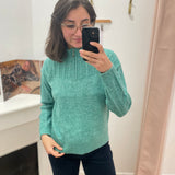 Pull camionneur Lison - Sauge - C'EST BEAU LA VIE