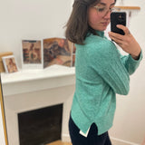 Pull camionneur Lison - Sauge - C'EST BEAU LA VIE
