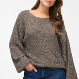 Pull col bateau VIMARLEY VILA Falcon – détail porté de face