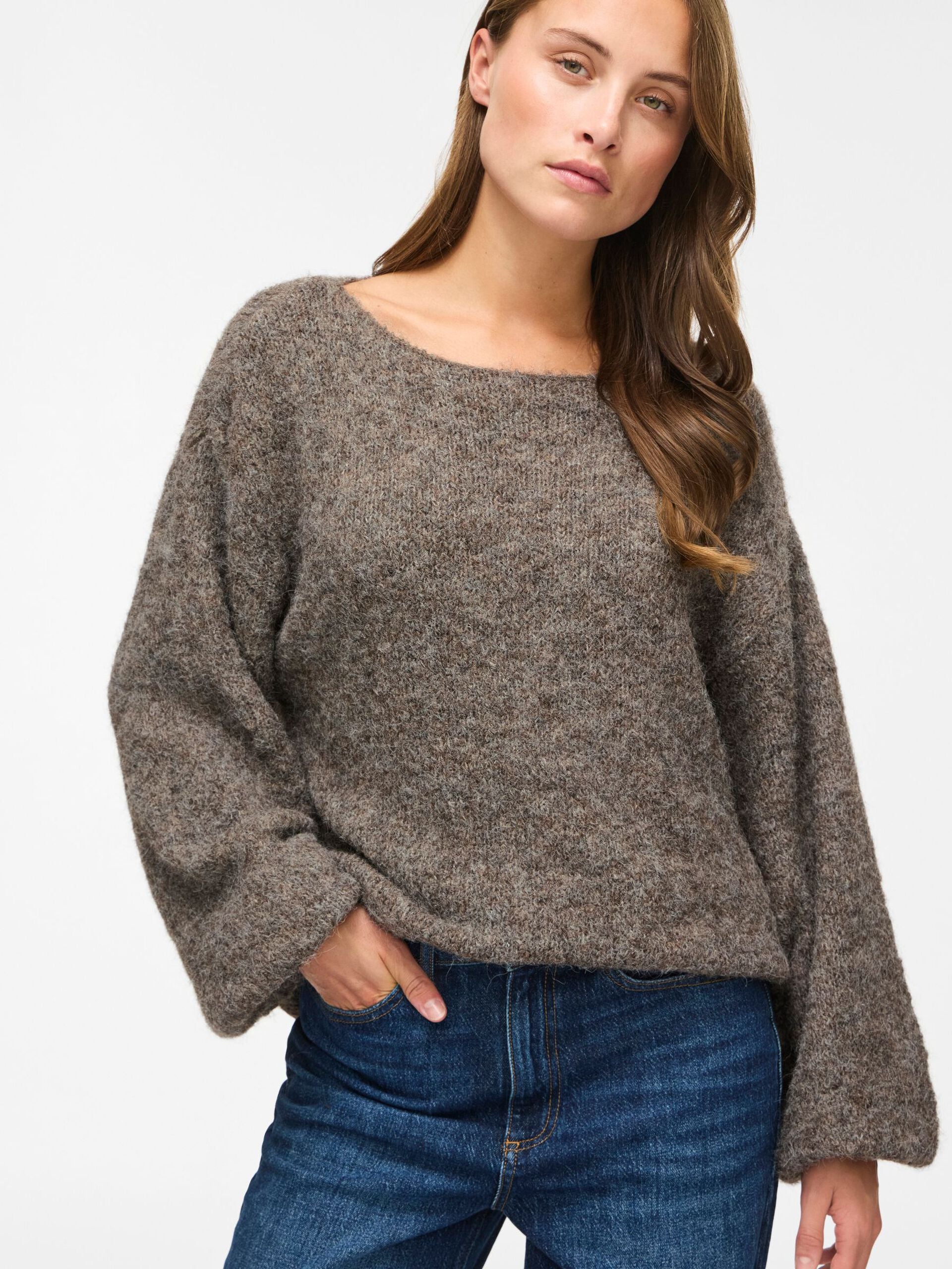 Pull col bateau VIMARLEY VILA Falcon – détail porté de face
