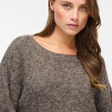 Pull col bateau VIMARLEY VILA Falcon – détail du col et de la maille