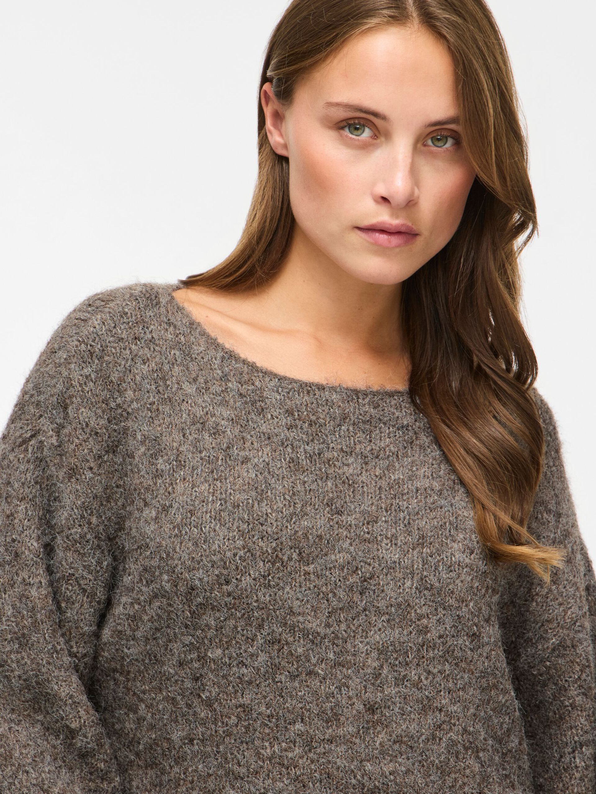 Pull col bateau VIMARLEY VILA Falcon – détail du col et de la maille