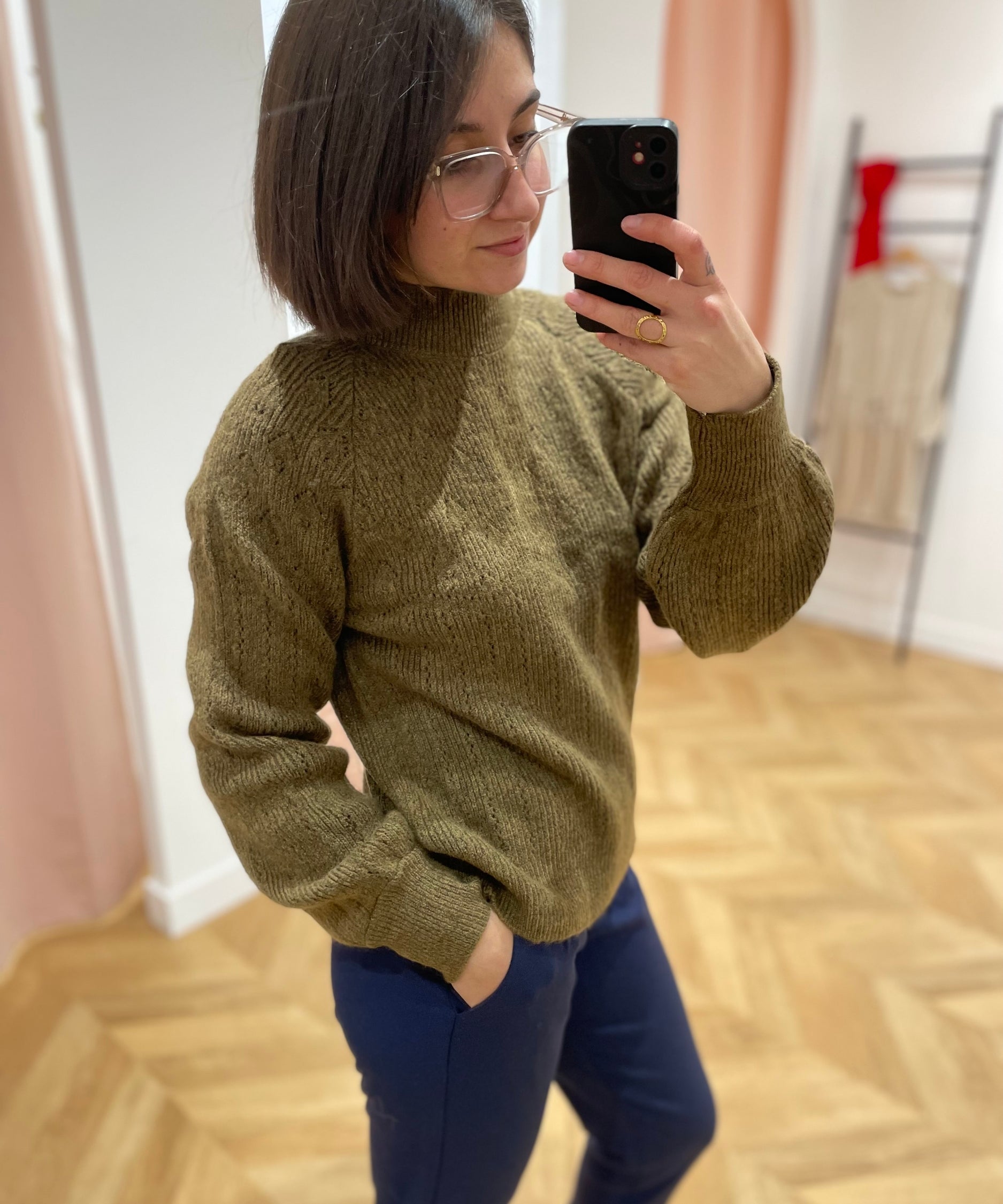 Pull col montant - Bronze - LOLA ESPELETA