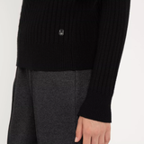 Pull col montant Ubenna - Noir - SUN VALLEY FEMME