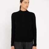 Pull col montant Ubenna - Noir - SUN VALLEY FEMME