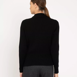 Pull col montant Ubenna - Noir - SUN VALLEY FEMME