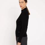 Pull col montant Ubenna - Noir - SUN VALLEY FEMME