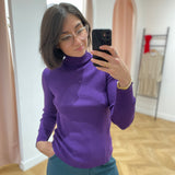 Pull col montant - Ultraviolet - LOLA ESPELETA