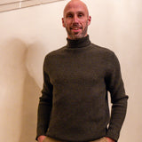 Pull Col Roulé - Dark Kaki - IKKS HOMME