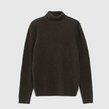 Pull Col Roulé - Dark Kaki - IKKS HOMME
